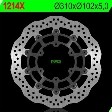 Disque de frein avant NG Brake Wave pour Suzuki GSX-R 1000 (09-16) 1214X