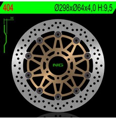 Disque de frein avant NG Brake pour Yamaha TRX 850 (95-00) 404