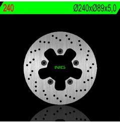 Disque de Frein Moto NG Brake arrière pour Suzuki GSX-R 1100 (89-00) 240