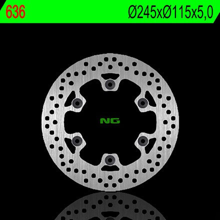 Disque de Frein Moto NG Brake arrière pour Ducati 800 SS (03-06) 636