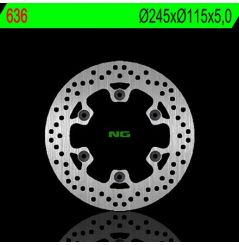 Disque de Frein Moto NG Brake arrière pour Ducati Monster 796 (12-13) 636