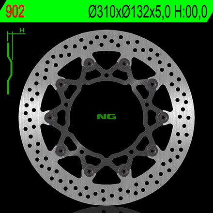 Disque de frein avant NG Brake pour Yamaha XTZ 1200 Super Ténéré (10-19) 902