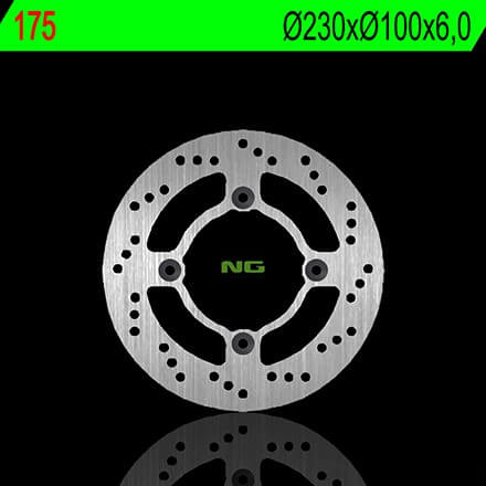 Disque de frein arrière NG Brake pour Kawasaki ZZR 600 (90-92) 175