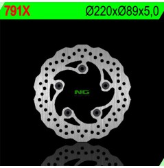 Disque de Frein Wave Moto NG Brake arrière pour Suzuki SV 650 N - S (03-15) 791X