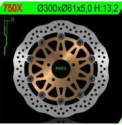 Disque de Frein Avant Wave NG Brake pour Kawasaki GPZ 900 R (90-03) 750X