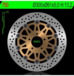 Disque de Frein Avant NG Brake pour Kawasaki  Z1000 (03-06) 750