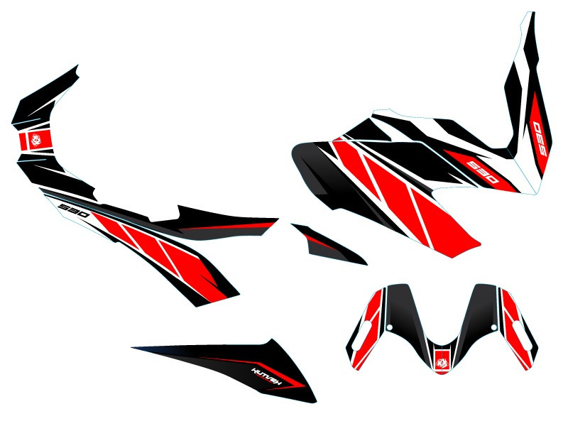 Kit Déco Replica KUTVEK pour T-Max 530 (17-19)