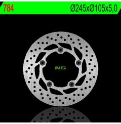 Disque de Frein Moto NG Brake arrière pour Yamaha MT-03 (06-14) 784
