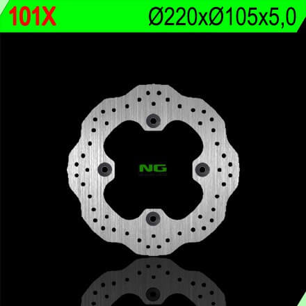 Disque de Frein Wave Moto NG Brake arrière pour Triumph Daytona 600 (03-07) 101X