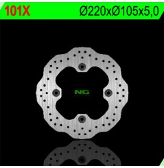 Disque de Frein Wave Moto NG Brake arrière pour Triumph Speed Triple 1050 (05-08) 101X