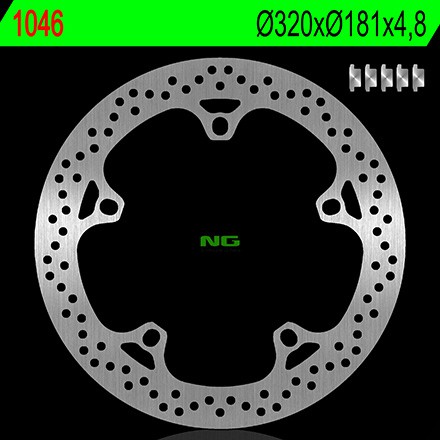 Disque de Frein Moto NG Brake Avant pour BMW R 850 RT (02-04) 1046