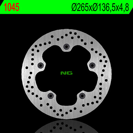 Disque de Frein Moto NG Brake arrière pour BMW HP2 Megamoto (07-10) 1045