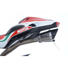 Support de Plaque R&G pour MV Agusta F4 RC (17-19) pour échappement SC Project - LP0228SS