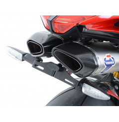 Support de Plaque R&G pour MV Agusta F4 1000 R (10-12) F4 1000 RR Corsacorta (11-14) pour Termignoni - LP0189BK