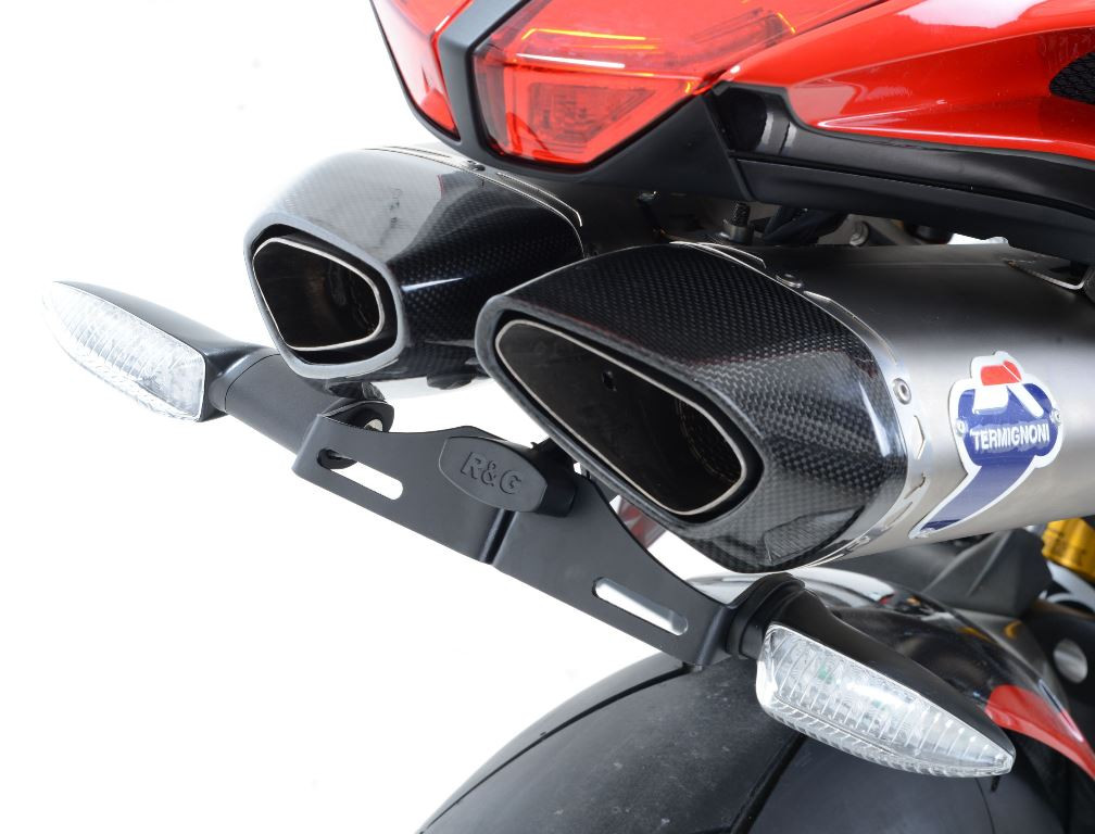 Support de Plaque R&G pour MV Agusta F4 1000 R (10-12) F4 1000 RR Corsacorta (11-14) pour Termignoni - LP0189BK