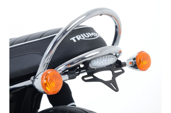 Support de Plaque R&G pour Triumph 1200 Bonneville T120 (16-21) - LP0205BK