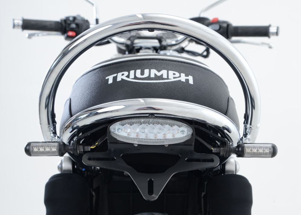 Support de Plaque R&G pour Triumph 1200 Bonneville T120 (16-21) - LP0205BK