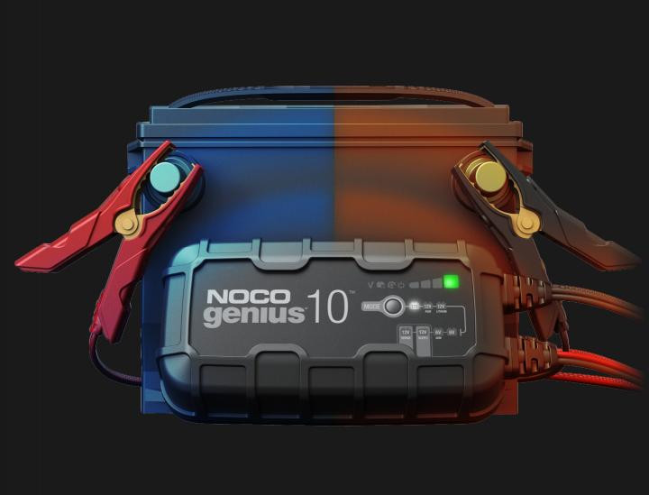 Chargeur de Batterie Moto Intelligent NOCO Genius 10 6-12V 10A