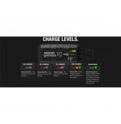 Chargeur de Batterie Moto Intelligent NOCO Genius 10 6-12V 10A
