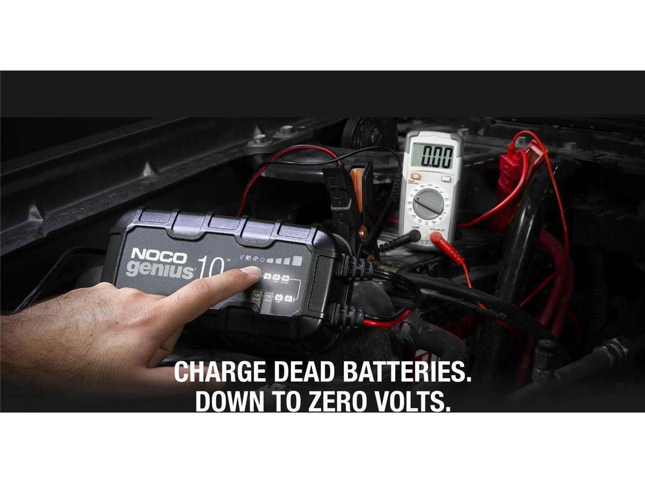 Chargeur de Batterie Moto Intelligent NOCO Genius 10 6-12V 10A