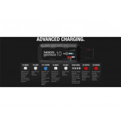 Chargeur de Batterie Moto Intelligent NOCO Genius 10 6-12V 10A
