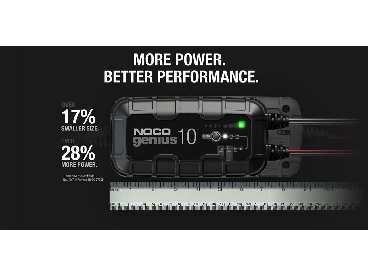 Chargeur de Batterie Moto Intelligent NOCO Genius 10 6-12V 10A