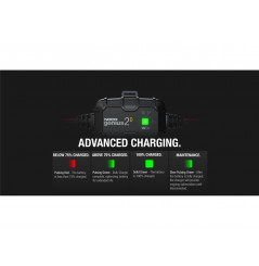 Chargeur de Batterie Moto Intelligent NOCO Genius 2 6-12V 2A Montage direct sur cosses