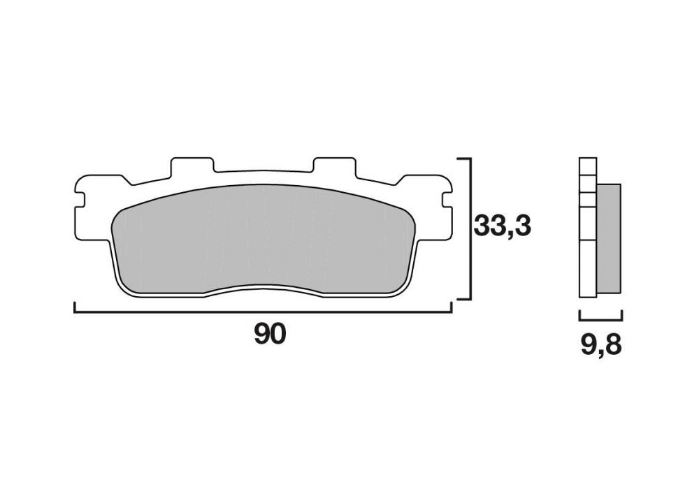 Plaquette de frein Avant Brembo 07085 CC