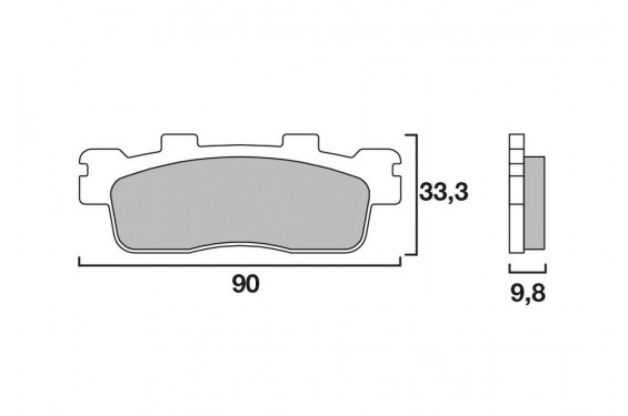 Plaquette de Frein Scooter Avant CL Brakes 3094MSC Plaquette de Frein Scooter Avant CL Brakes 3094MSC