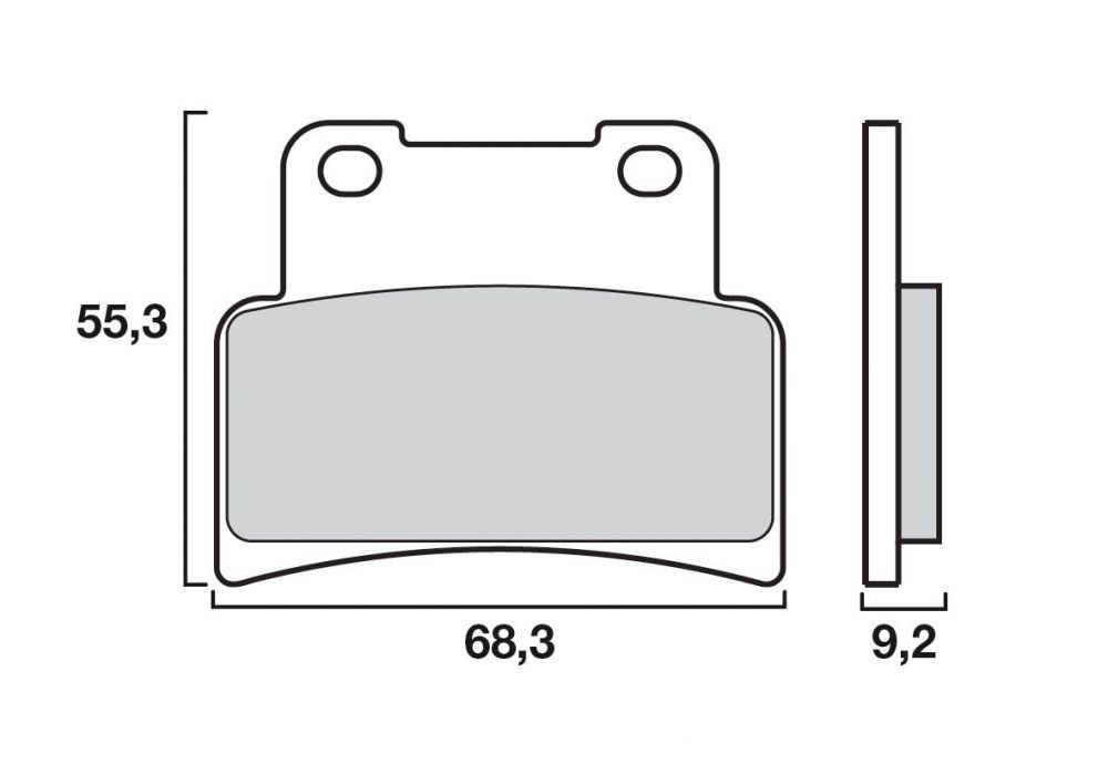 Plaquette de frein Avant Brembo 07100 CC