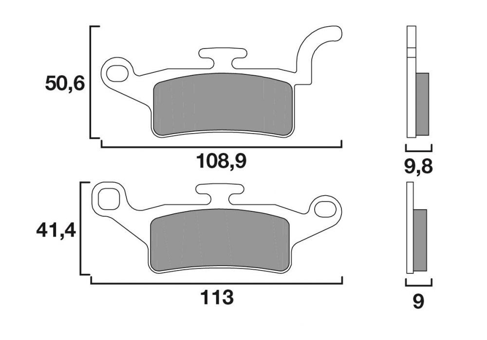 Plaquette de frein Avant Brembo 07093 CC