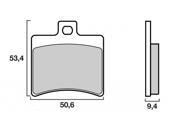 Plaquette de Frein Scooter Arrière CL Brakes 3055MSC Plaquette de Frein Scooter Arrière CL Brakes 3055MSC