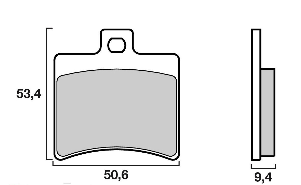 Plaquette de Frein Scooter Arrière CL Brakes 3055MSC
