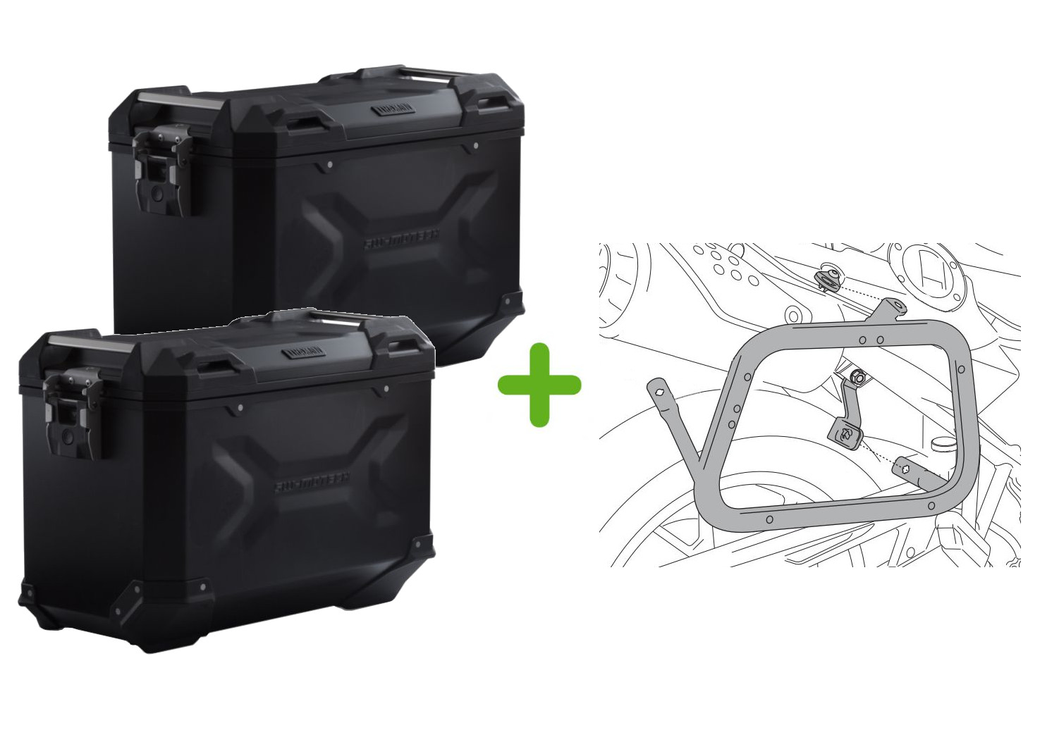 Kit Valises Latérales Trax ADV SW-Motech pour S1000XR et M (20-24) KFT.07.954.70000