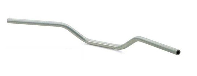 Guidon Moto Street Bike LSL Bas Argent Ø 22.2mm - 123LN01CR