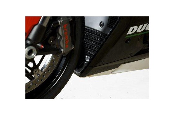 Protection de Radiateur Alu R&G pour Ducati 1198 (09-11) - RAD0123BK