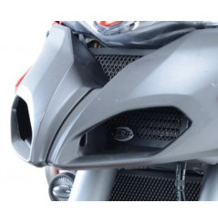 Protection de Radiateur d'Huile Alu R&G pour Ducati Multistrada 1200 & S (10 -14) - OCG0020BK