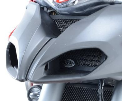 Protection de Radiateur d'Huile Alu R&G pour Ducati Multistrada 1200 & S (10 -14) - OCG0020BK