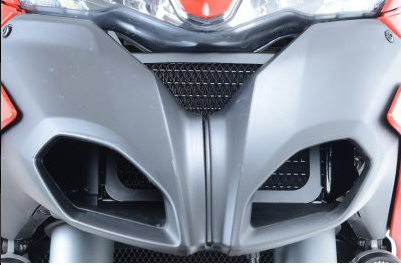 Protection de Radiateur d'Huile Alu R&G pour Ducati Multistrada 1200 & S (10 -14) - OCG0020BK