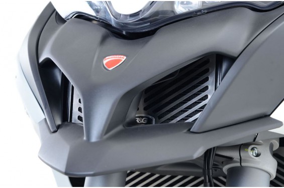 Protection de Radiateur d'Huile Inox R&G pour Ducati Multistrada 1200 & S (10-17) 1200 Enduro (16-18) - SCG0008SS Protection de Radiateur d'Huile Inox R&G pour Ducati Multistrada 1200 & S (10-17) 1200 Enduro (16-18) - SCG0008SS