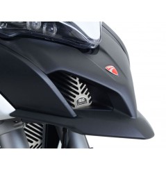 Protection de Radiateur d'Huile Inox R&G pour Ducati Multistrada 1200 & S (10-17) 1200 Enduro (16-18) - SCG0008SS