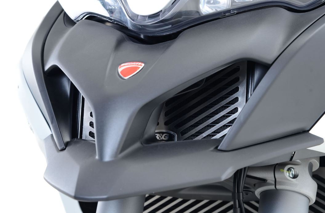 Protection de Radiateur d'Huile Inox R&G pour Ducati Multistrada 1200 GT (13-15) - SCG0008SS