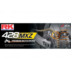 Kit Chaine Moto FE Ultra Renforcée pour Honda NX 125 Transcity (89-00)