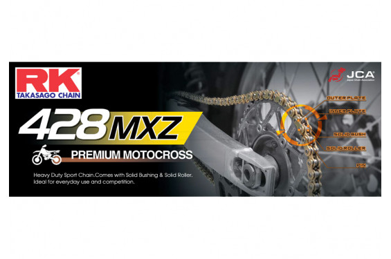 Kit Chaine Moto FE Ultra Renforcée pour Honda NX 125 Transcity (89-00)