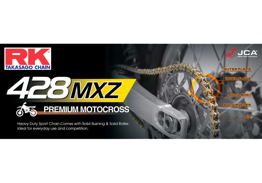 Kit Chaine Moto FE Ultra Renforcée pour Honda NX 125 Transcity (89-00)