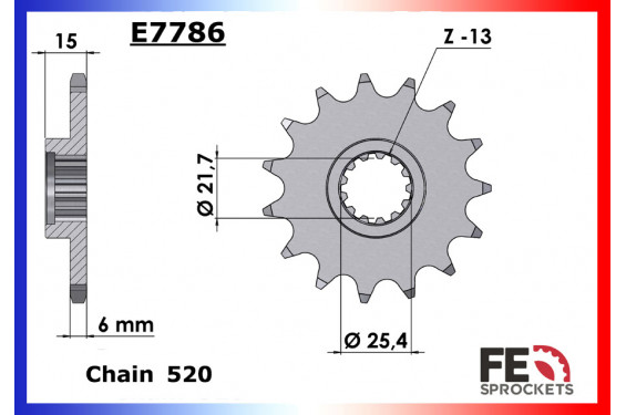 Kit Chaîne Moto FE pour Kawasaki ZX6-RR Ninja (03-04)