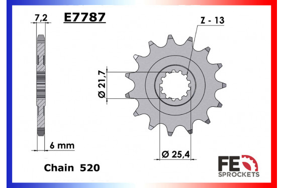 Kit Chaîne Moto FE pour Kawasaki ZX6R Ninja (07-17)