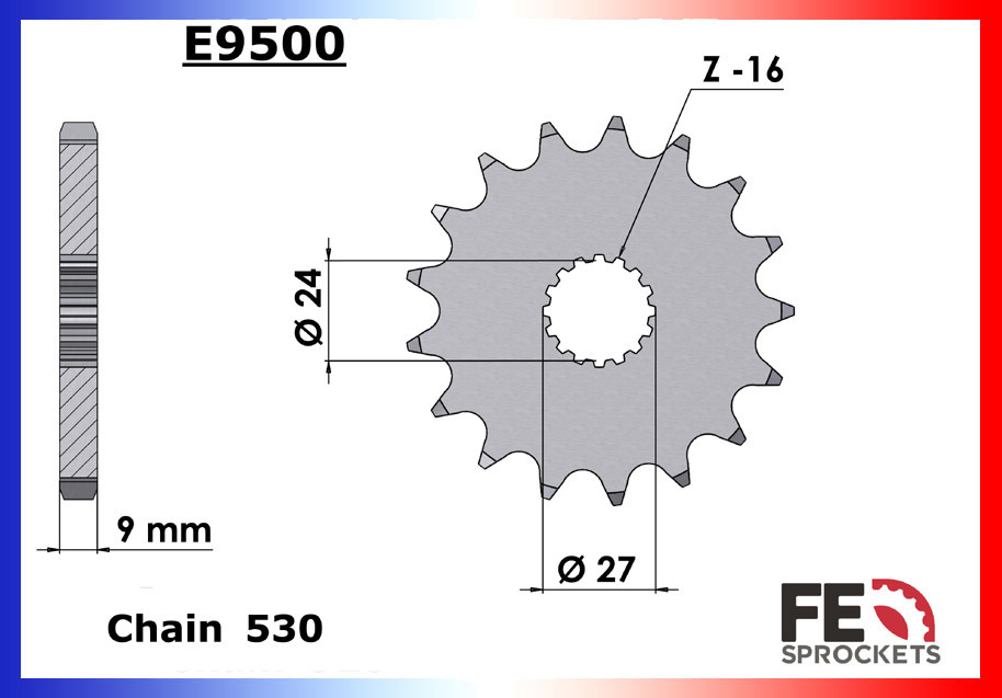 Kit chaîne Moto FE pour GSX-R 1000 (09-16)