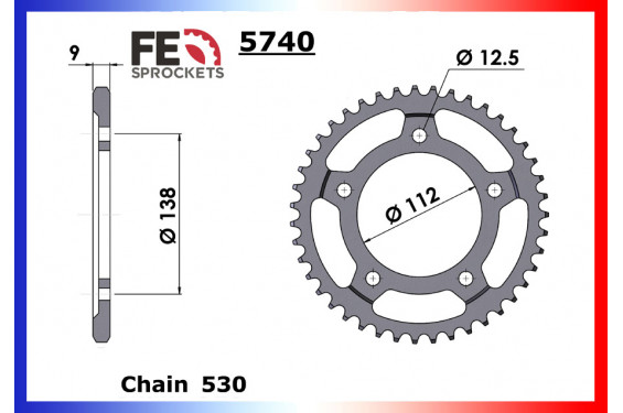 Kit Chaîne Moto FE pour Honda CB1300 (03-09)