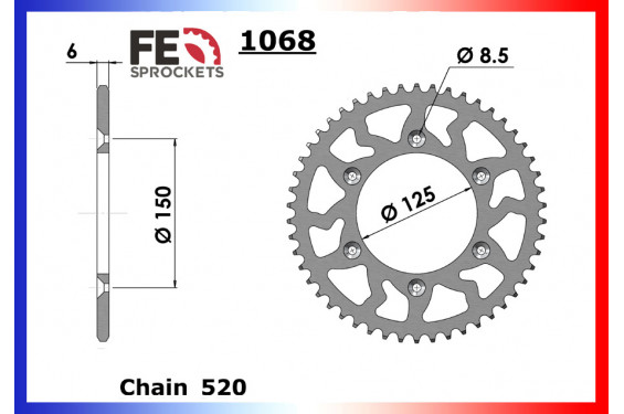 Kit Chaine Moto FE pour KTM Duke 790 (18-21)